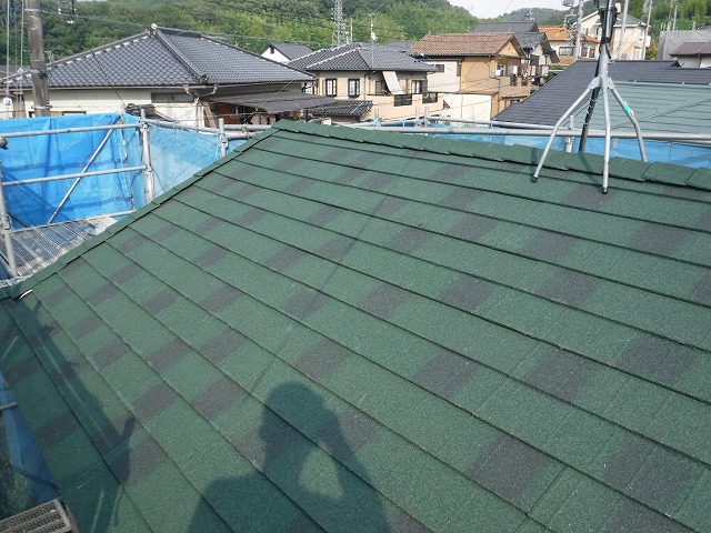 屋根カバー工事完成